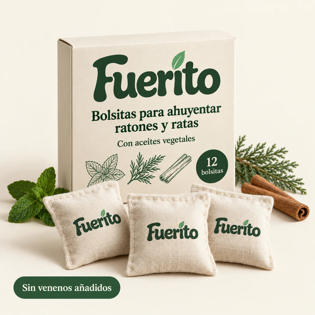 Fuerito™ Bolsitas Antirratones Naturales