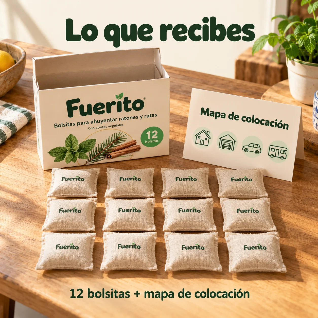 Fuerito™ Bolsitas Antirratones Naturales