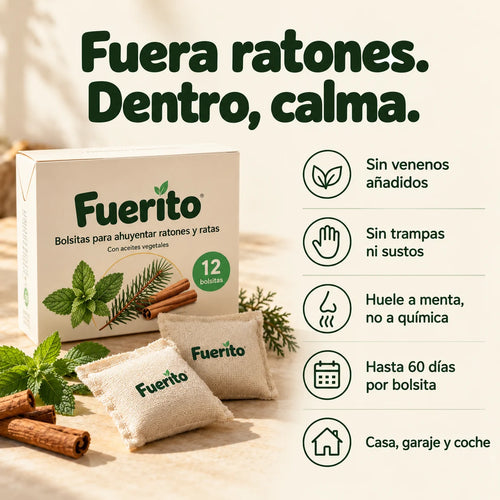 Fuerito™ Bolsitas Antirratones Naturales