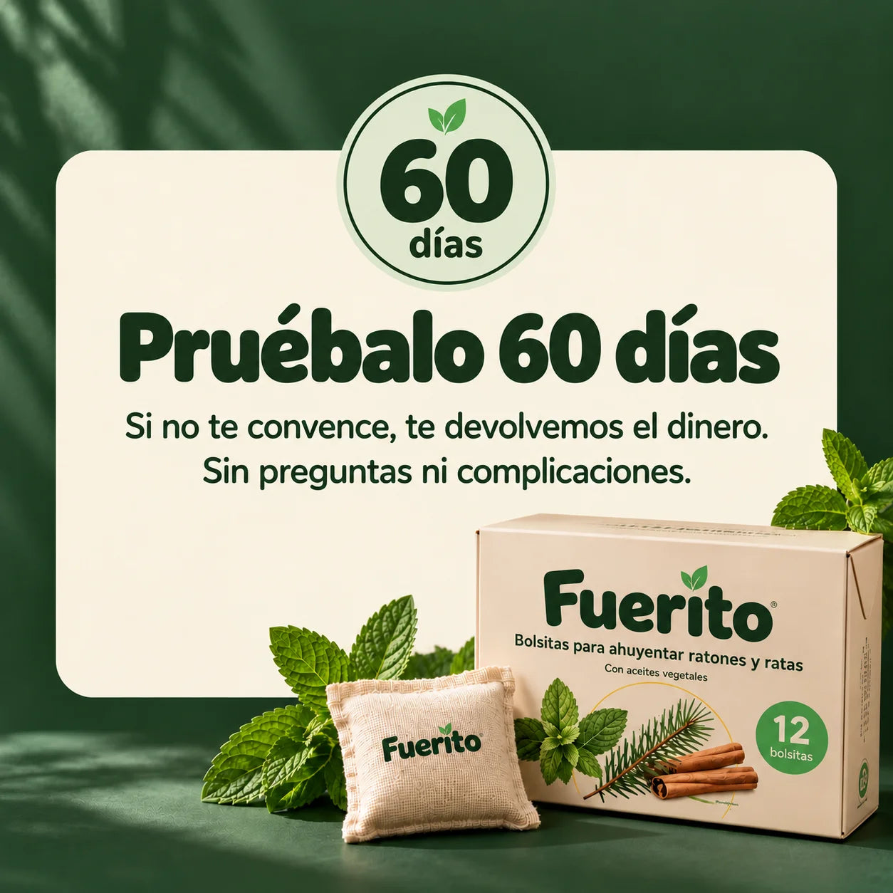 Fuerito™ Bolsitas Antirratones Naturales
